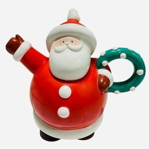 Department 56 Christmas Holiday Santa Teapot